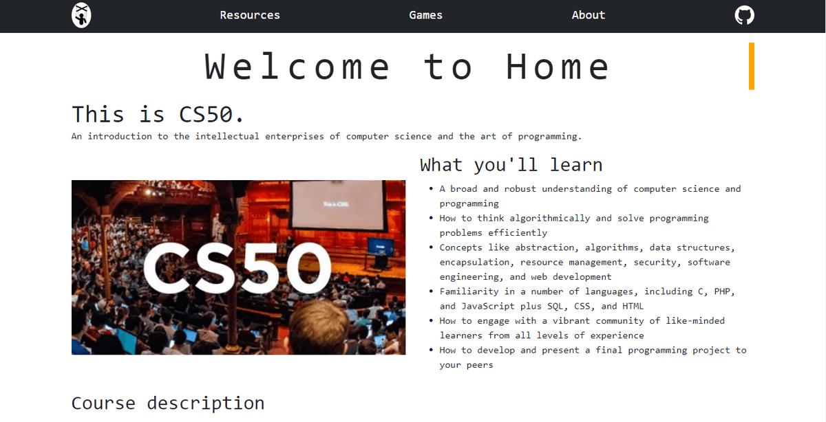 CS50 Homepage
